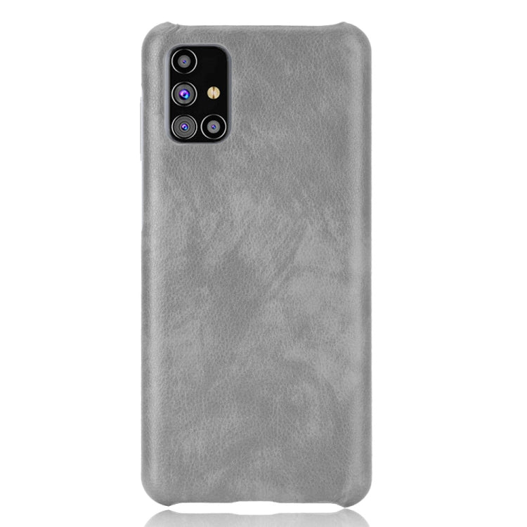 For Samsung Galaxy M31s Shockproof Litchi Texture PC + PU Case