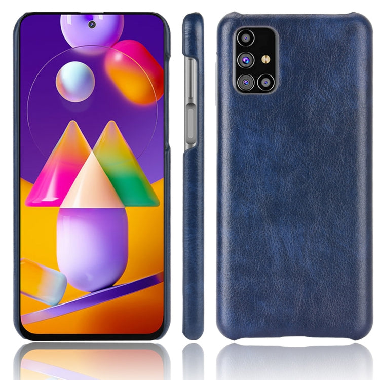For Samsung Galaxy M31s Shockproof Litchi Texture PC + PU Case