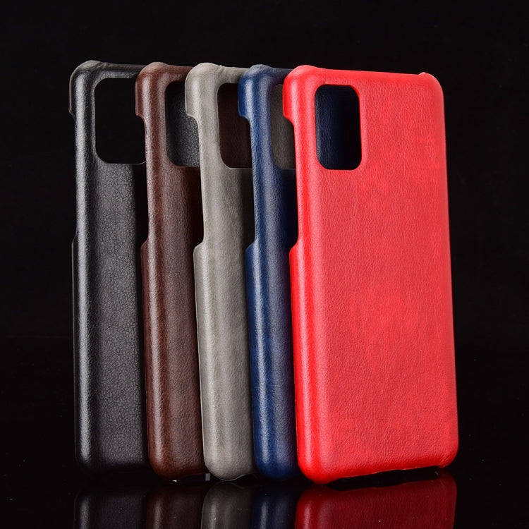 For Samsung Galaxy M31s Shockproof Litchi Texture PC + PU Case