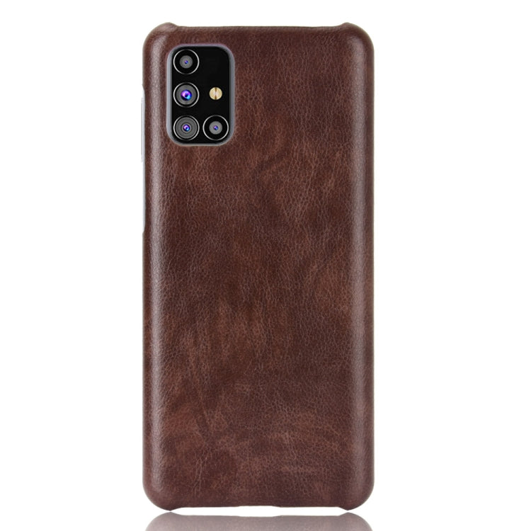 For Samsung Galaxy M31s Shockproof Litchi Texture PC + PU Case