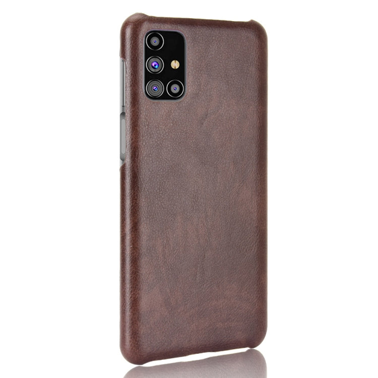 For Samsung Galaxy M31s Shockproof Litchi Texture PC + PU Case