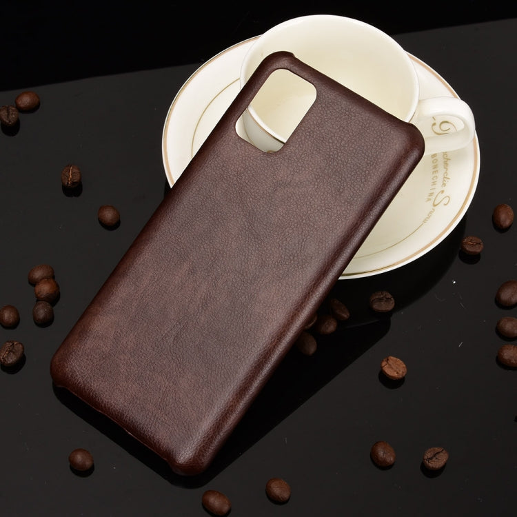For Samsung Galaxy M31s Shockproof Litchi Texture PC + PU Case