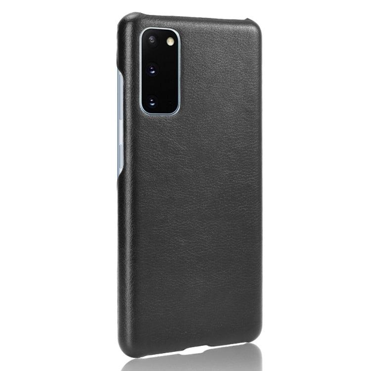 For Samsung Galaxy S20 FE Shockproof Litchi Texture PC + PU Case