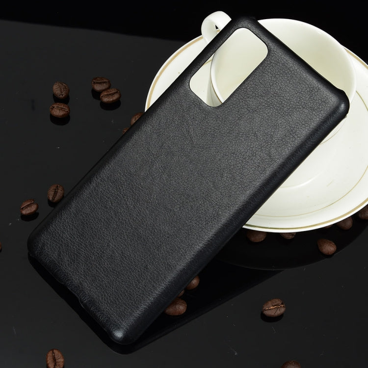 For Samsung Galaxy S20 FE Shockproof Litchi Texture PC + PU Case