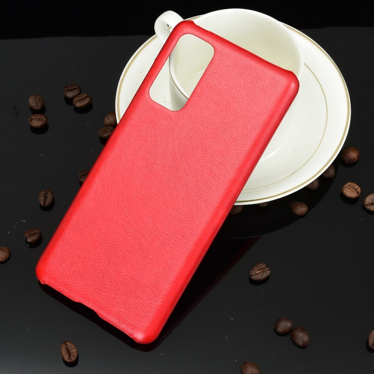For Samsung Galaxy S20 FE Shockproof Litchi Texture PC + PU Case
