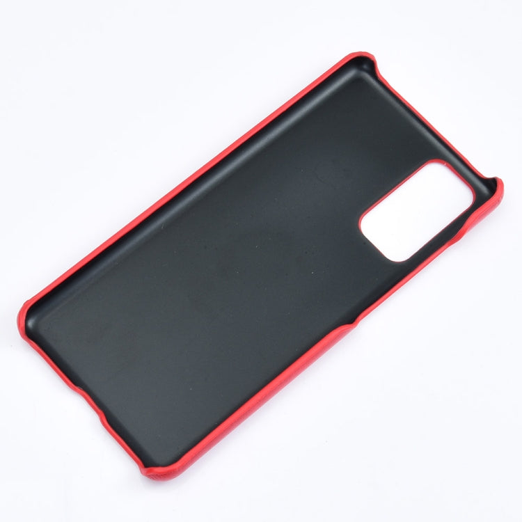 For Samsung Galaxy S20 FE Shockproof Litchi Texture PC + PU Case