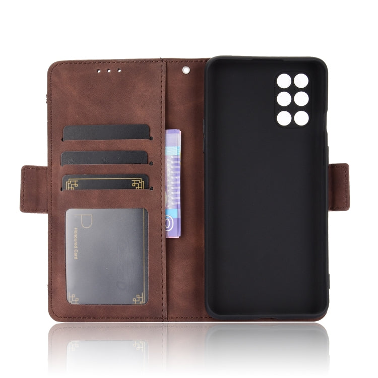 For OnePlus 8T Wallet Style Skin Feel Calf Pattern Leather Case with Separate Card Slot