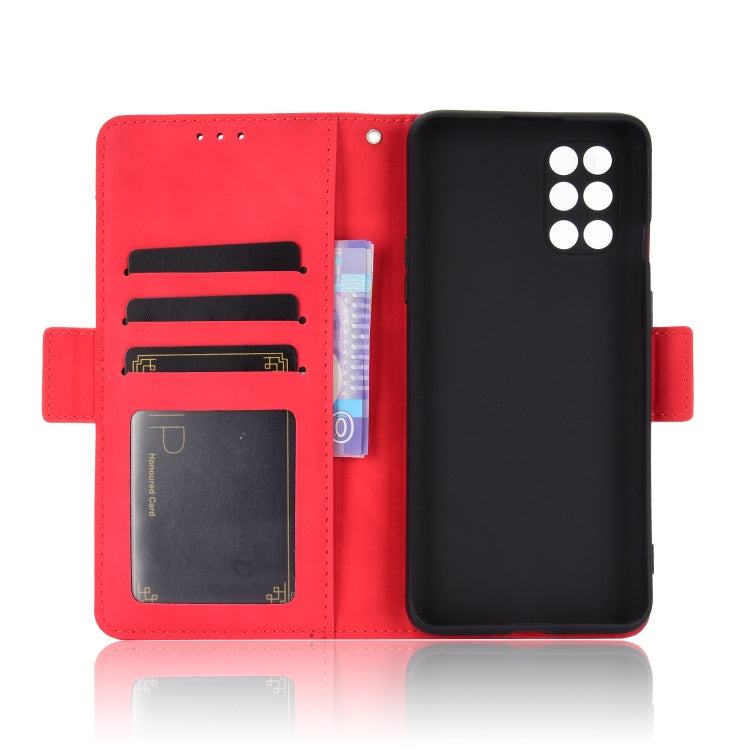 For OnePlus 8T Wallet Style Skin Feel Calf Pattern Leather Case with Separate Card Slot