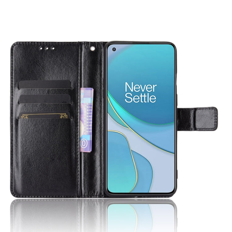 For OnePlus 8T Retro Crazy Horse Texture Horizontal Flip Leather Case with Holder & Card Slots & Photo Frame