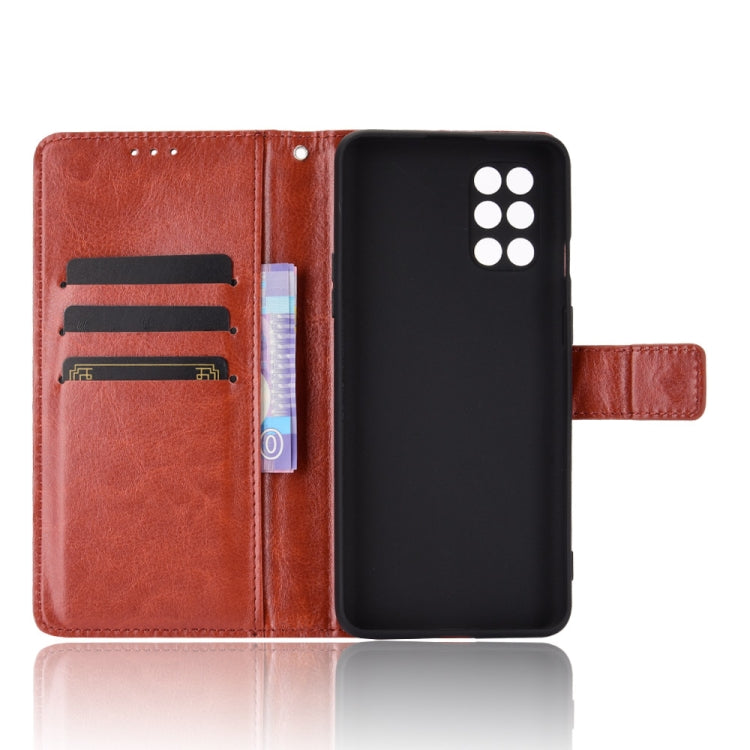 For OnePlus 8T Retro Crazy Horse Texture Horizontal Flip Leather Case with Holder & Card Slots & Photo Frame