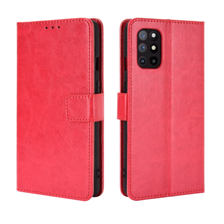 For OnePlus 8T Retro Crazy Horse Texture Horizontal Flip Leather Case with Holder & Card Slots & Photo Frame