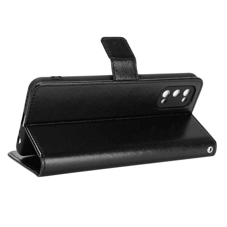 For OPPO Realme 7 Pro Retro Crazy Horse Texture Horizontal Flip Leather Case , with Holder & Card Slots & Photo Frame