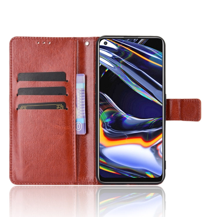 For OPPO Realme 7 Pro Retro Crazy Horse Texture Horizontal Flip Leather Case , with Holder & Card Slots & Photo Frame