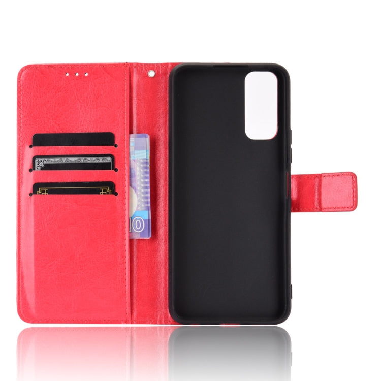 For VIVO Y20 2020/ Y20i  Retro Crazy Horse Texture Horizontal Flip Leather Case , with Holder & Card Slots & Photo Frame