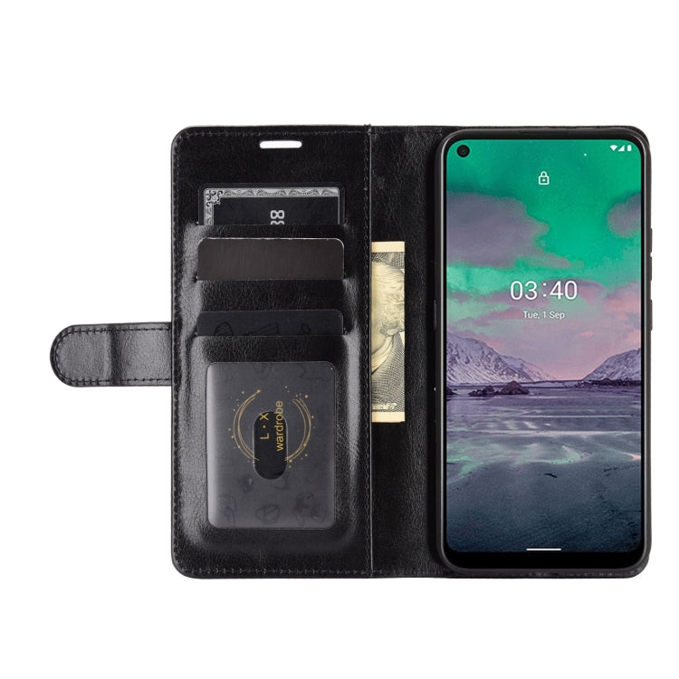 For Nokia 3.4 R64 Texture Single Horizontal Flip Protective Case with Holder & Card Slots & Wallet& Photo Frame