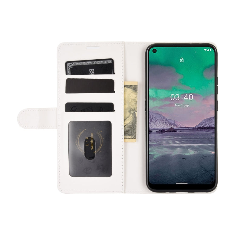 For Nokia 3.4 R64 Texture Single Horizontal Flip Protective Case with Holder & Card Slots & Wallet& Photo Frame