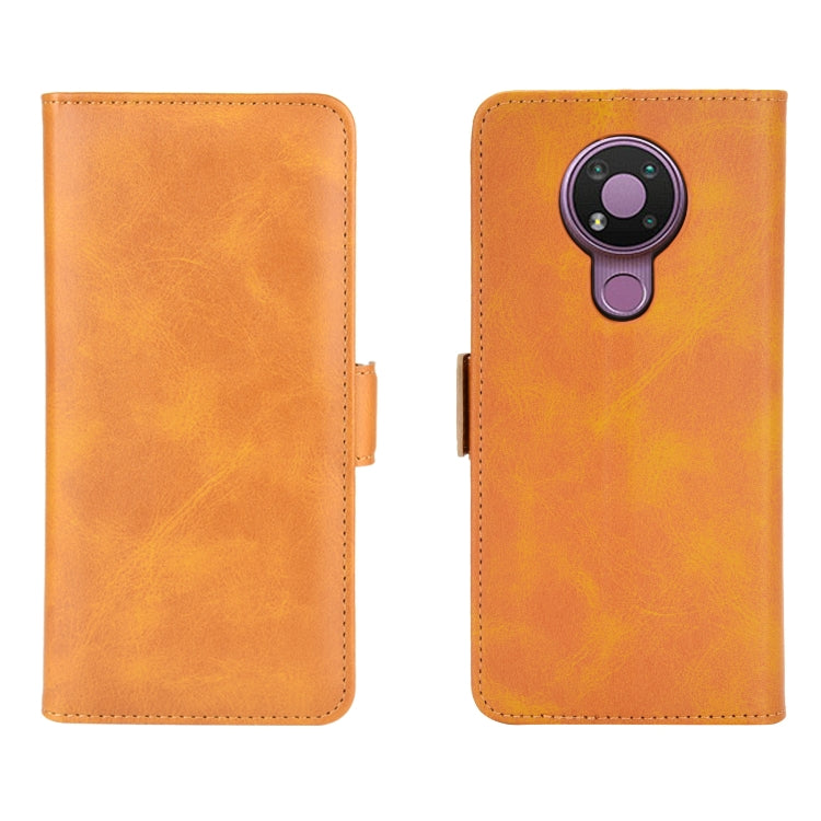 For Nokia 3.4 Dual-side Magnetic Buckle Horizontal Flip Leather Case with Holder & Card Slots & Wallet