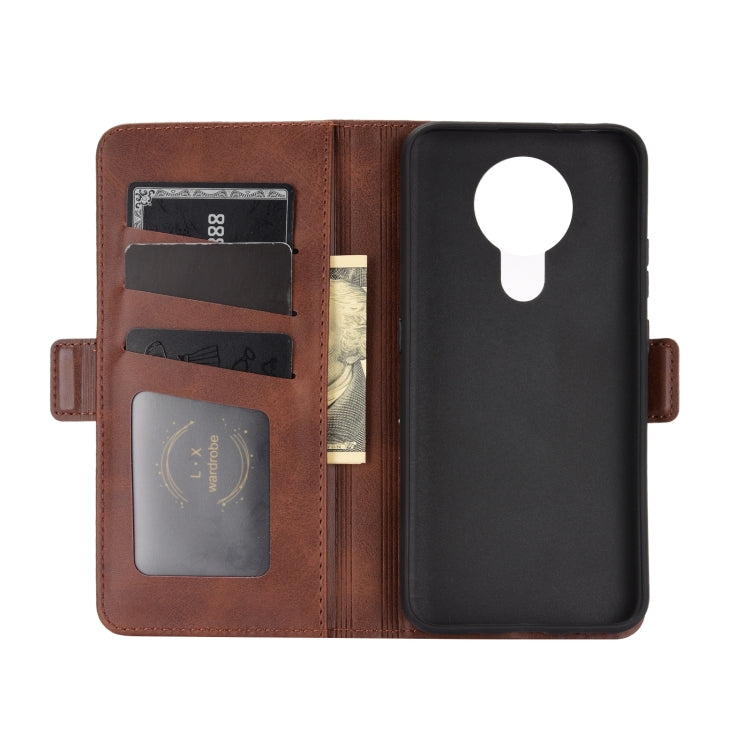 For Nokia 3.4 Dual-side Magnetic Buckle Horizontal Flip Leather Case with Holder & Card Slots & Wallet