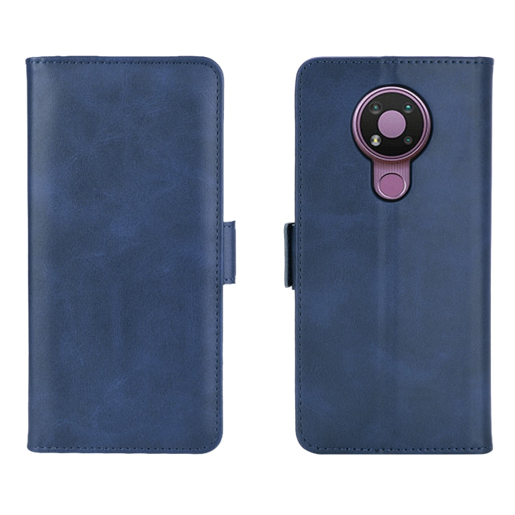 For Nokia 3.4 Dual-side Magnetic Buckle Horizontal Flip Leather Case with Holder & Card Slots & Wallet