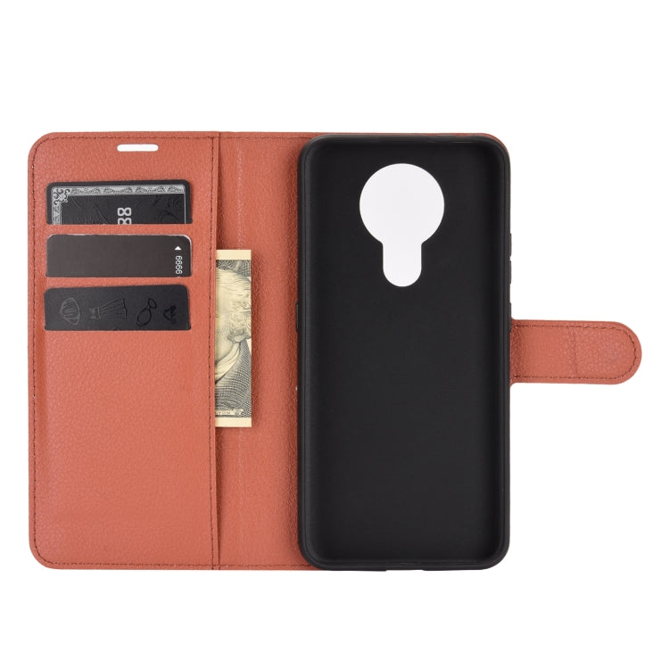 For Nokia 3.4 Litchi Texture Horizontal Flip Protective Case with Holder & Card Slots & Wallet