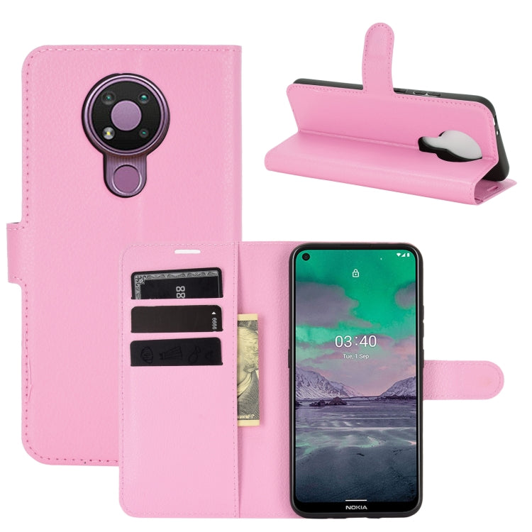 For Nokia 3.4 Litchi Texture Horizontal Flip Protective Case with Holder & Card Slots & Wallet
