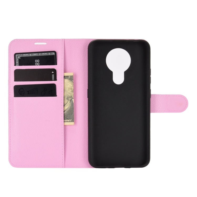 For Nokia 3.4 Litchi Texture Horizontal Flip Protective Case with Holder & Card Slots & Wallet