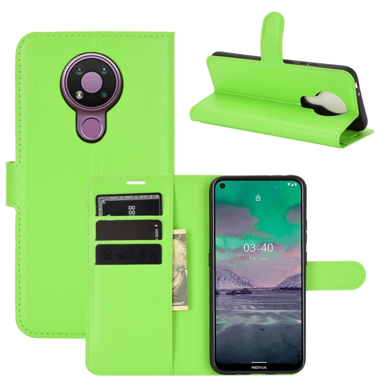 For Nokia 3.4 Litchi Texture Horizontal Flip Protective Case with Holder & Card Slots & Wallet