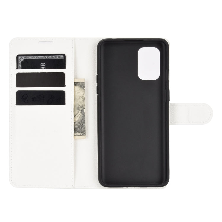 For OnePlus 8T Litchi Texture Horizontal Flip Protective Case with Holder & Card Slots & Wallet