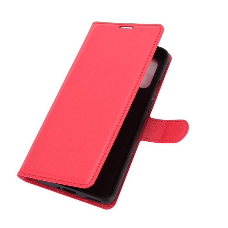 For OnePlus 8T Litchi Texture Horizontal Flip Protective Case with Holder & Card Slots & Wallet