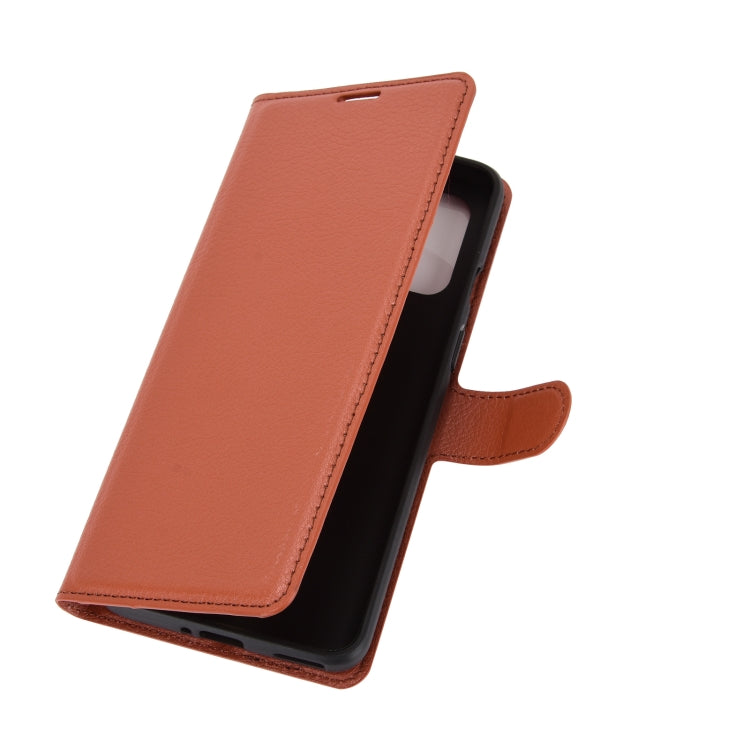 For OnePlus 8T Litchi Texture Horizontal Flip Protective Case with Holder & Card Slots & Wallet
