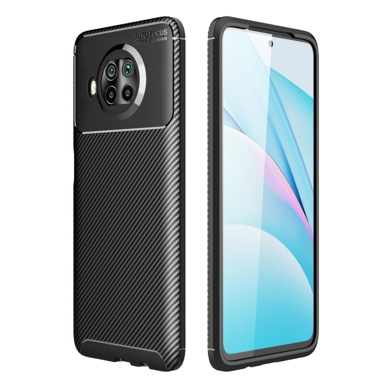 For Xiaomi Mi 10T Lite 5G Carbon Fiber Texture Shockproof TPU Case
