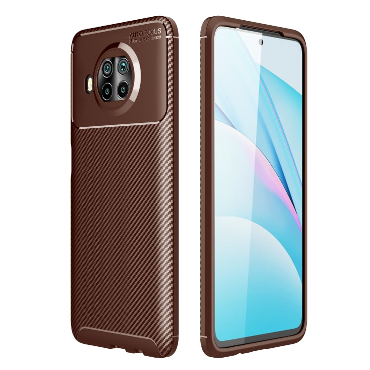 For Xiaomi Mi 10T Lite 5G Carbon Fiber Texture Shockproof TPU Case