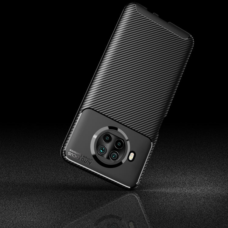 For Xiaomi Mi 10T Lite 5G Carbon Fiber Texture Shockproof TPU Case