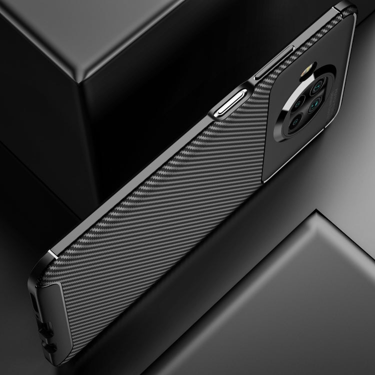 For Xiaomi Mi 10T Lite 5G Carbon Fiber Texture Shockproof TPU Case