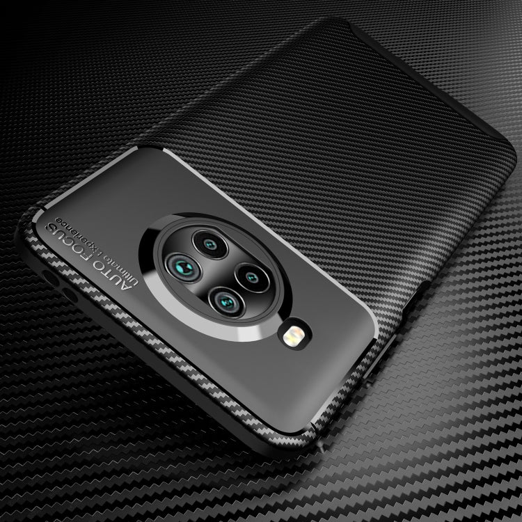 For Xiaomi Mi 10T Lite 5G Carbon Fiber Texture Shockproof TPU Case