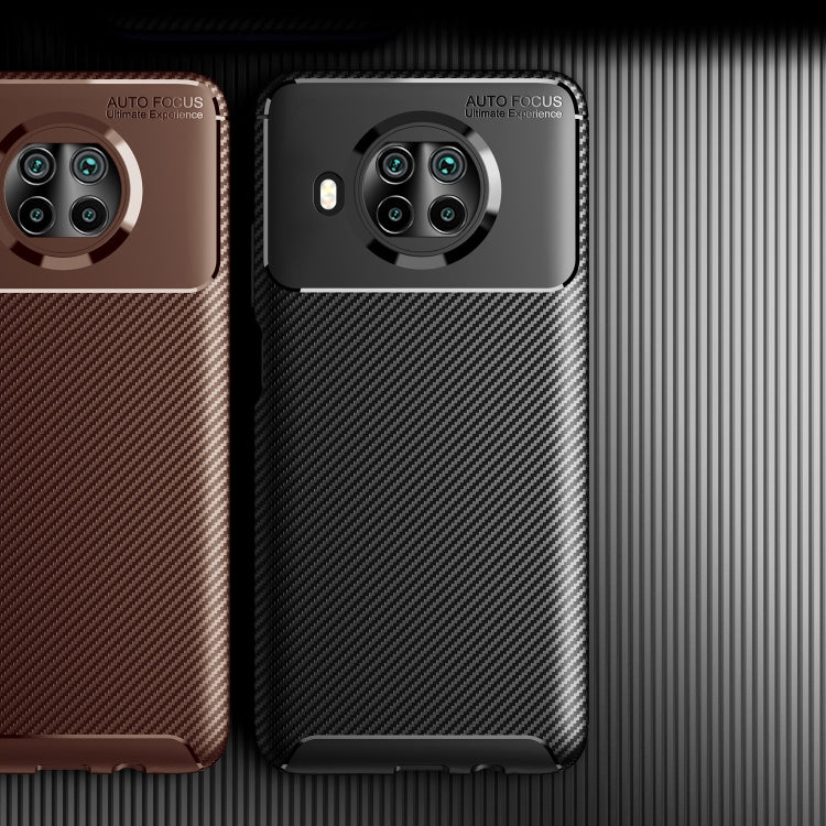 For Xiaomi Mi 10T Lite 5G Carbon Fiber Texture Shockproof TPU Case