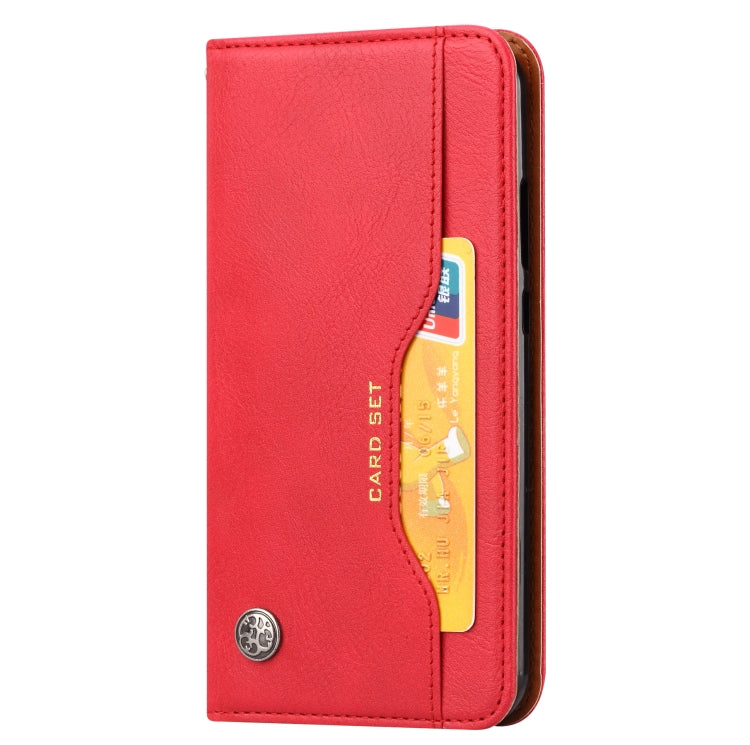 Knead Skin Texture Horizontal Flip Leather Case for Galaxy A60, with Photo Frame & Holder & Card Slots & Wallet
