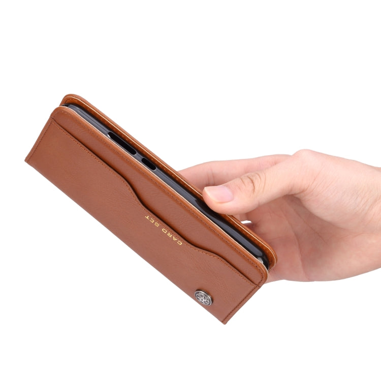 Knead Skin Texture Horizontal Flip Leather Case for Galaxy A60, with Photo Frame & Holder & Card Slots & Wallet