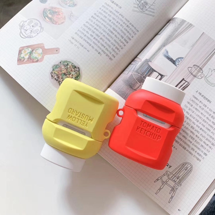 For Apple AirPods 1/2 Generation Universal Wireless Ketchup Bluetooth Headphone Protective Case