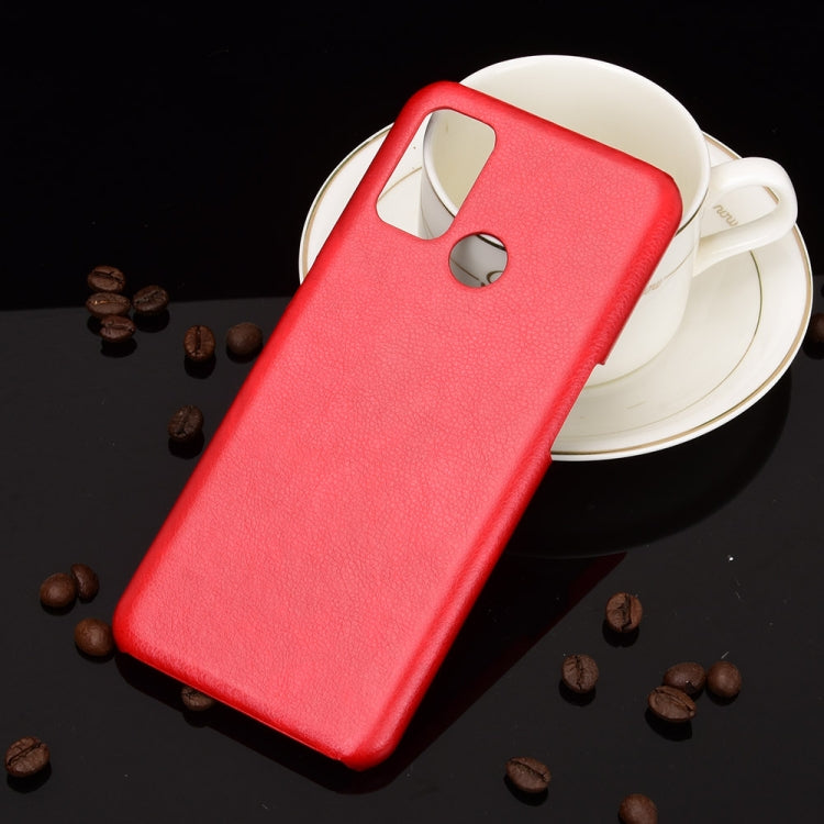 For OPPO A53 (2020) / A32 (2020) Shockproof Litchi Texture PC + PU Case