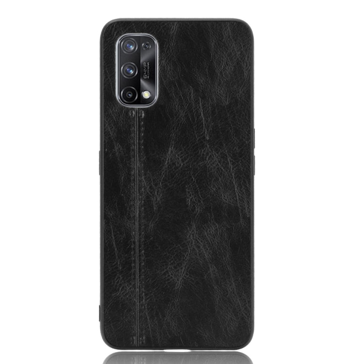 For OPPO Realme X7 Shockproof Sewing Cow Pattern Skin PC + PU + TPU Case