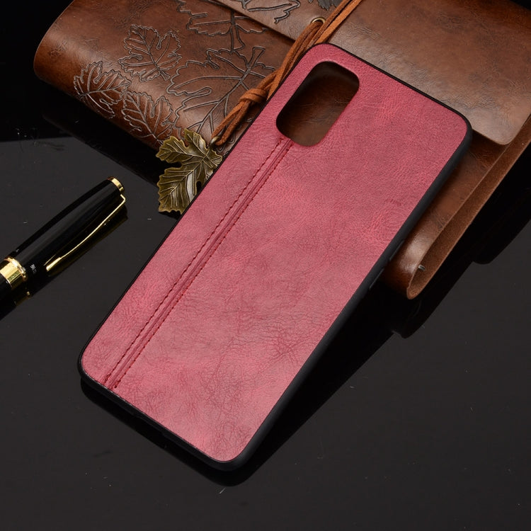 For OPPO Realme X7 Shockproof Sewing Cow Pattern Skin PC + PU + TPU Case