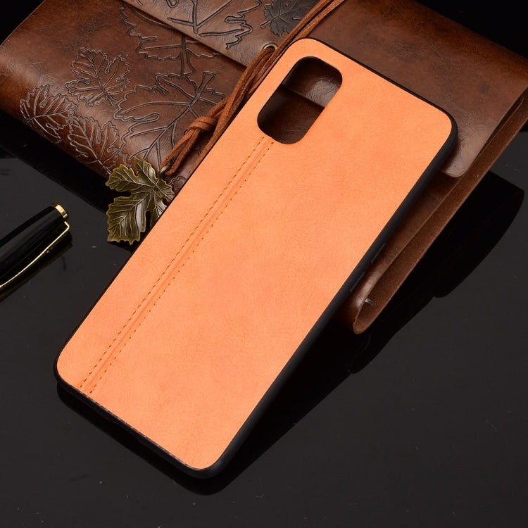 For OPPO Realme X7 Shockproof Sewing Cow Pattern Skin PC + PU + TPU Case