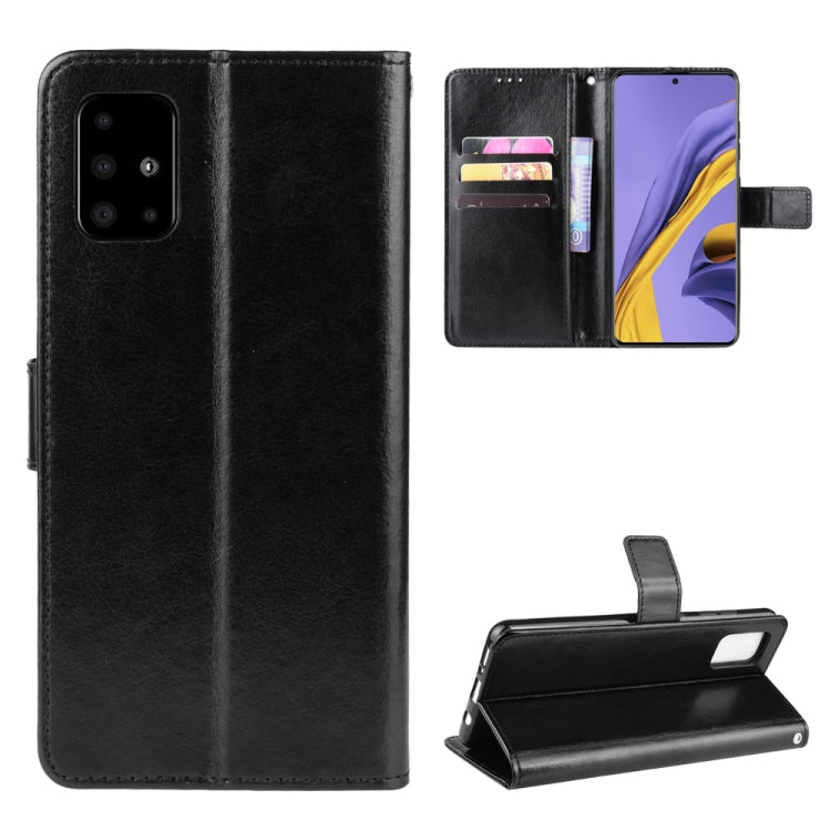 For Samsung Galaxy M51 Retro Crazy Horse Texture Horizontal Flip Leather Case with Holder & Card Slots & Photo Frame
