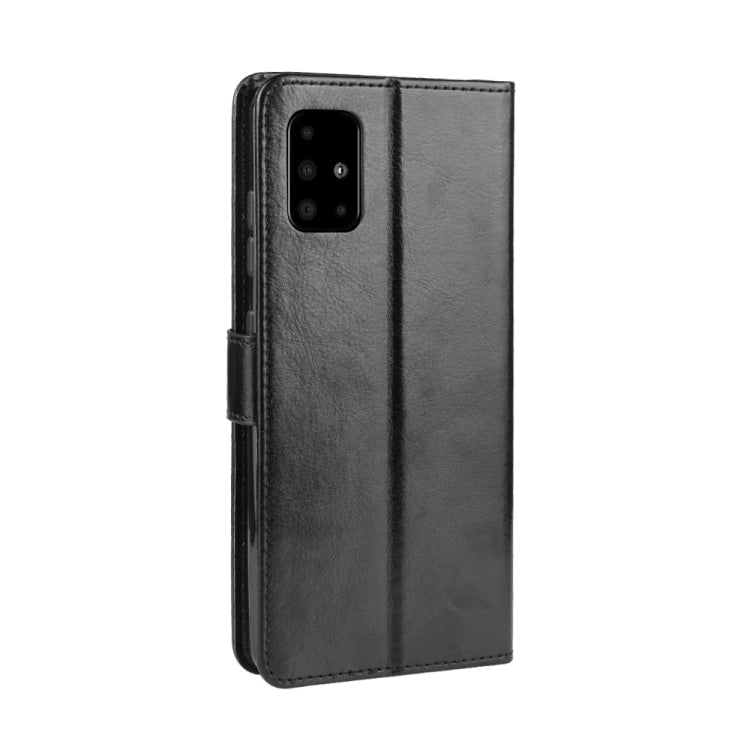 For Samsung Galaxy M51 Retro Crazy Horse Texture Horizontal Flip Leather Case with Holder & Card Slots & Photo Frame