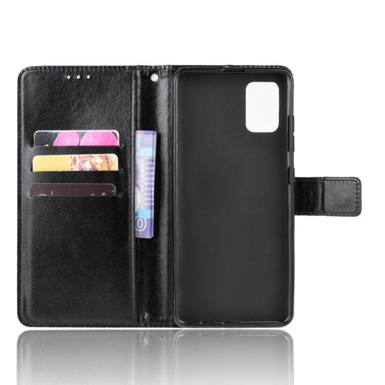 For Samsung Galaxy M51 Retro Crazy Horse Texture Horizontal Flip Leather Case with Holder & Card Slots & Photo Frame