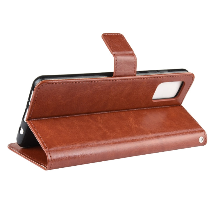 For Samsung Galaxy M51 Retro Crazy Horse Texture Horizontal Flip Leather Case with Holder & Card Slots & Photo Frame
