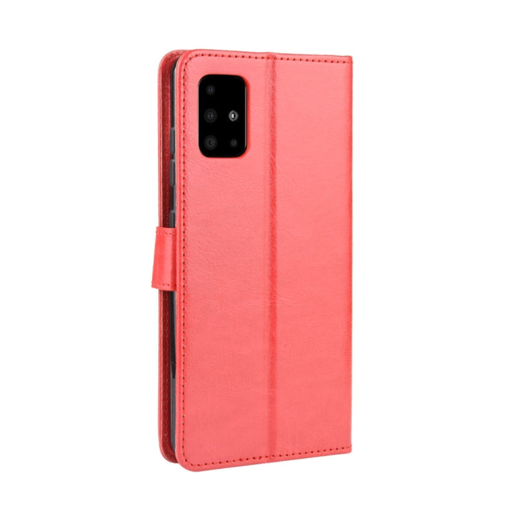 For Samsung Galaxy M51 Retro Crazy Horse Texture Horizontal Flip Leather Case with Holder & Card Slots & Photo Frame
