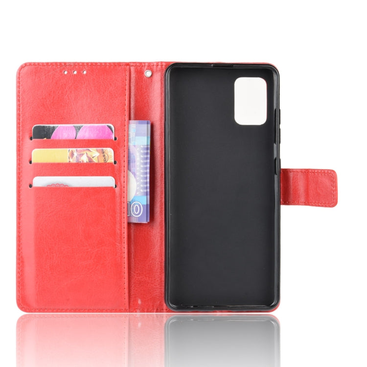 For Samsung Galaxy M51 Retro Crazy Horse Texture Horizontal Flip Leather Case with Holder & Card Slots & Photo Frame