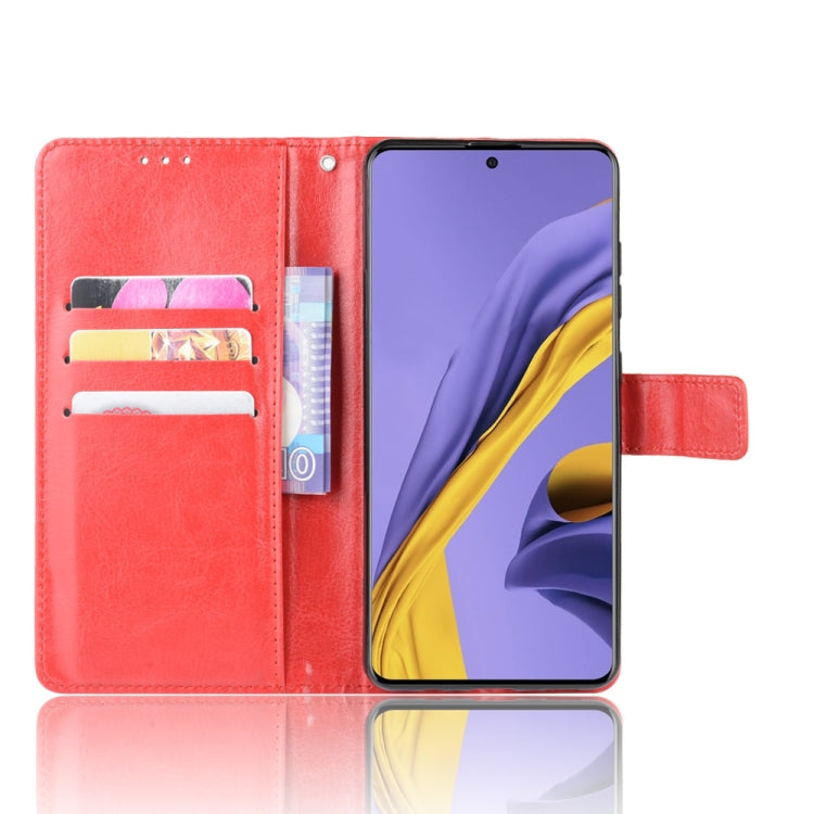 For Samsung Galaxy M51 Retro Crazy Horse Texture Horizontal Flip Leather Case with Holder & Card Slots & Photo Frame